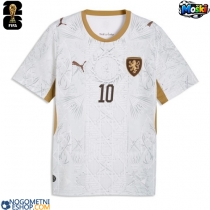Moški Nogometni dresi Češka Patrik Schick #10 Gostujoči SP 2026 Kratek Rokav